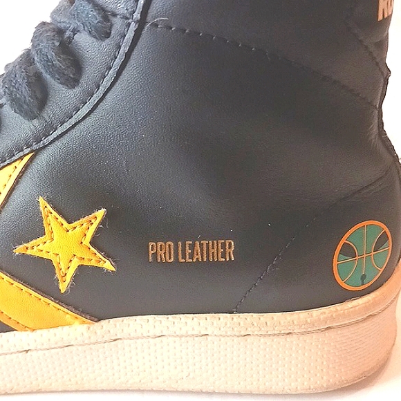 CONVERSE All Star Rayguns/Roswell Pro Leather Black Sneakers Kids Size 5 - Picture 9 of 12